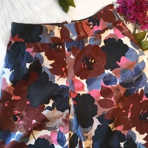 Express Floral Skirt